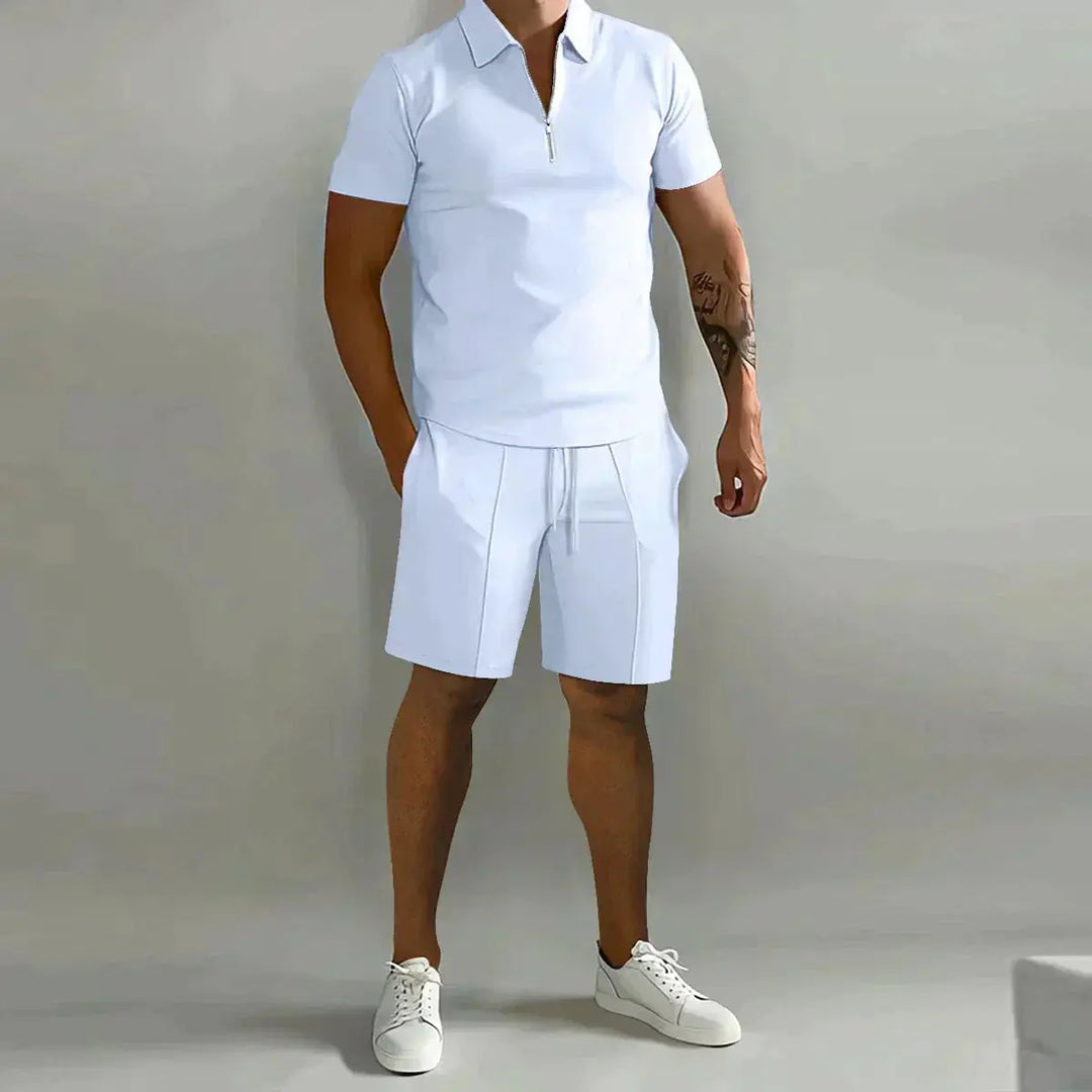 THERON | POLO AND SHORTS SET BAKER MODE