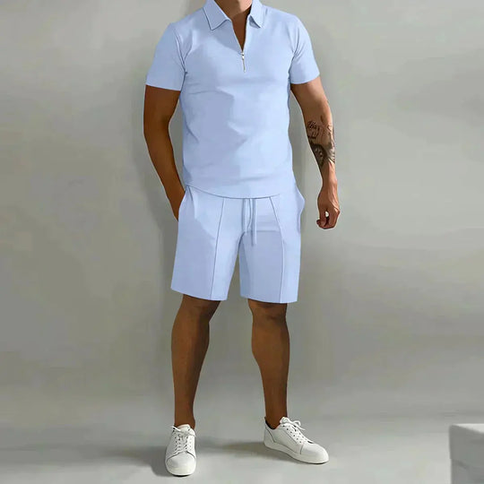 THERON | POLO AND SHORTS SET BAKER MODE